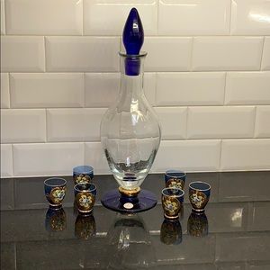 Vintage Romanian Decanter set